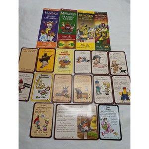 Lot Of (19) Munchkin Bookmark And Card Promos Steve Jackson Games